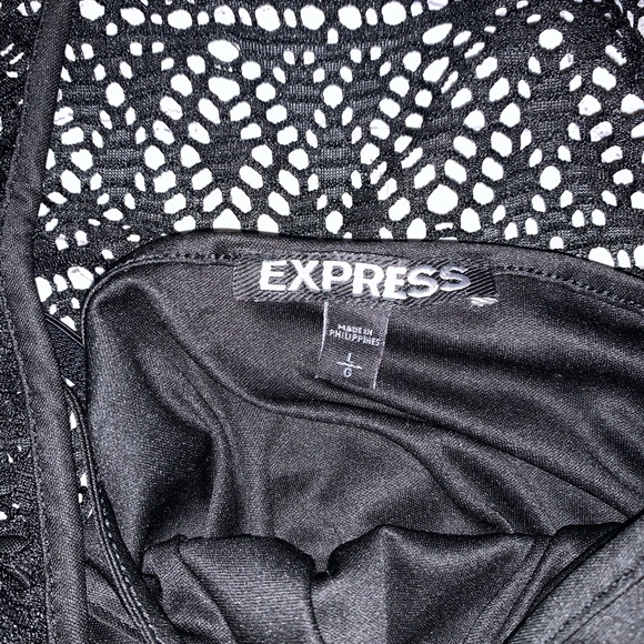 EXPRESS GEOMETRIC PRINT DRESS - Picture 4 of 4